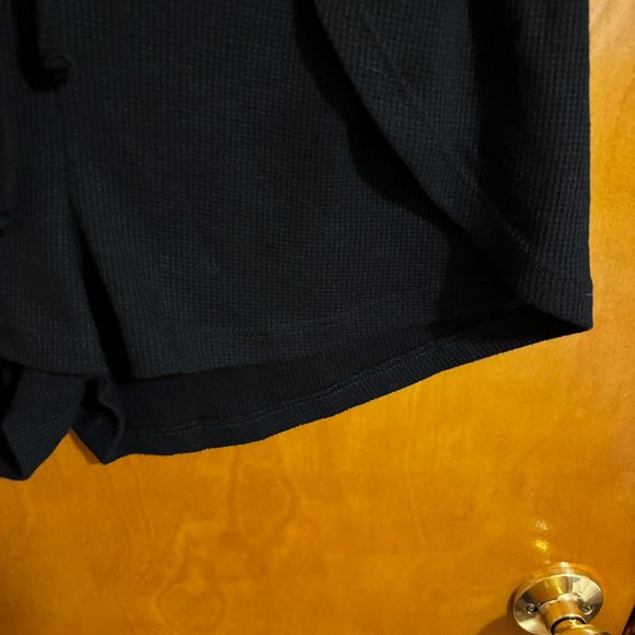 Hot Kiss Black Lounge Shorts with Drawstring SOFT - Picture 6 of 10